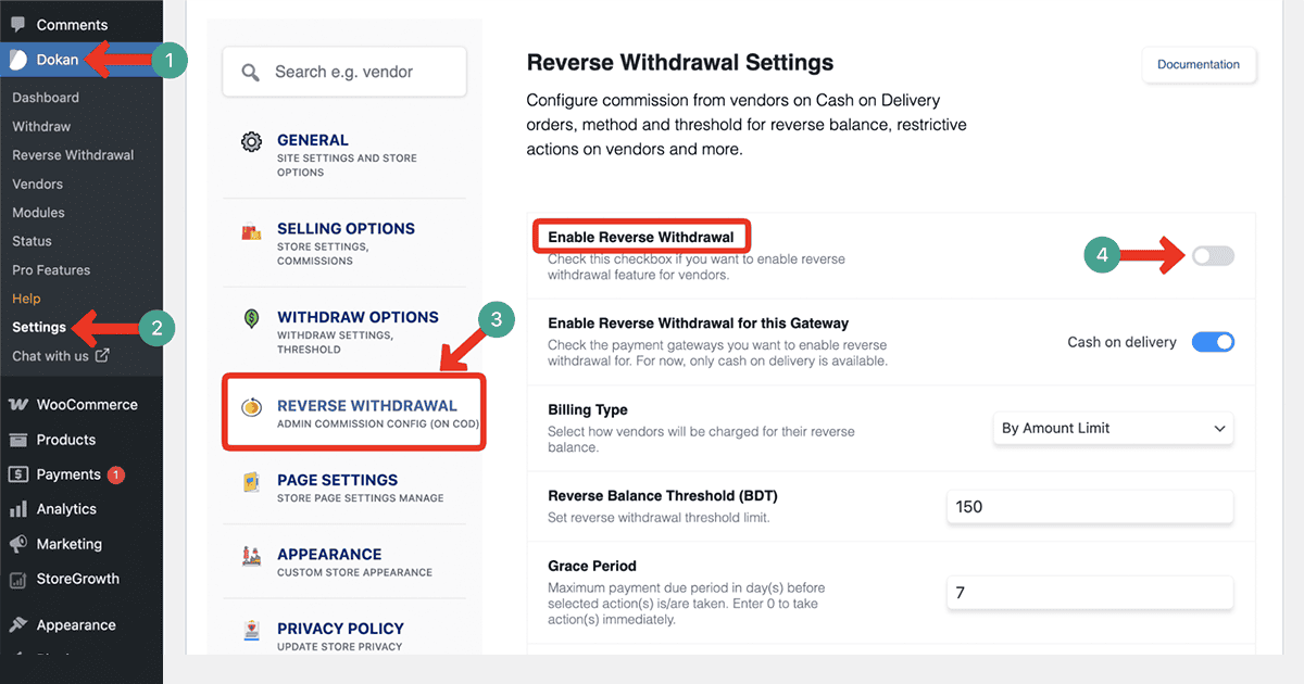 How to Create a Multivendor Marketplace with Dokan 17 reverse withdrawal