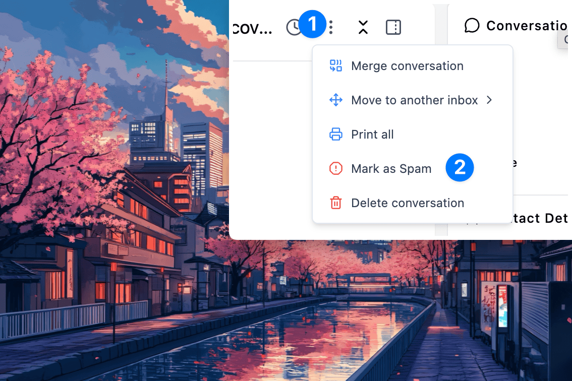 blocking spam - ThriveDesk